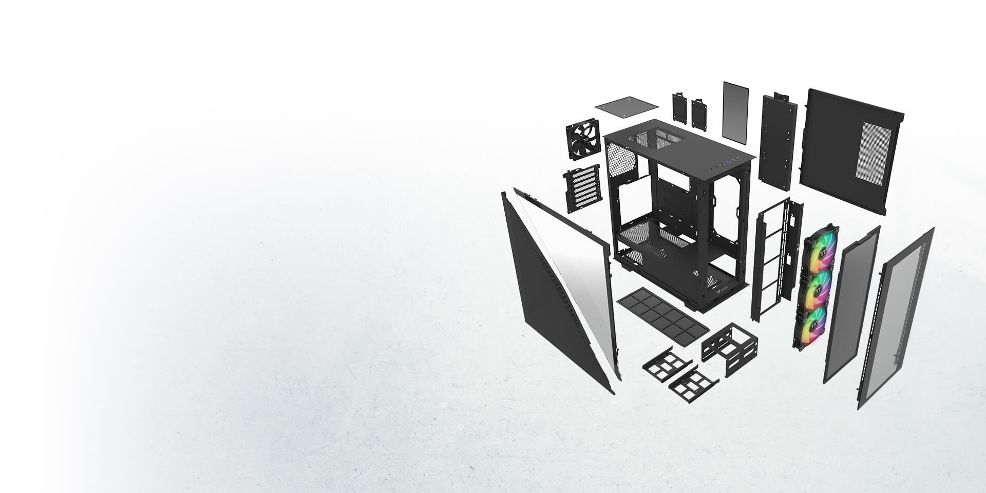 2021 red dot product design award，Divider 300 TG，Computer machine box，Chassis，ARGB，