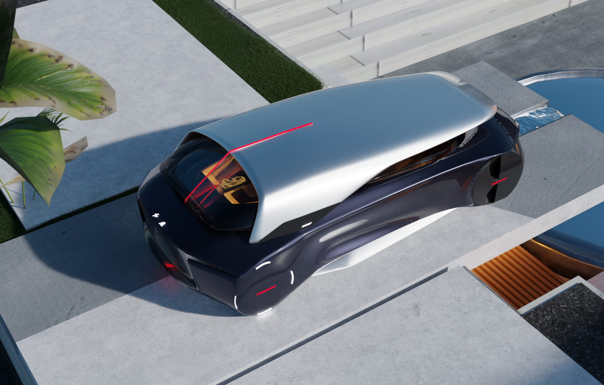 2021 undergraduate graduation design works，Graduation exhibition，School of Design, Hunan University ，red flag，automobile，