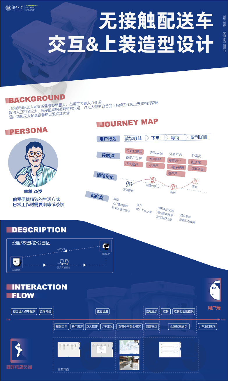 2021 undergraduate graduation design works，Graduation exhibition，School of Design, Hunan University ，Making coffee，Interaction design，