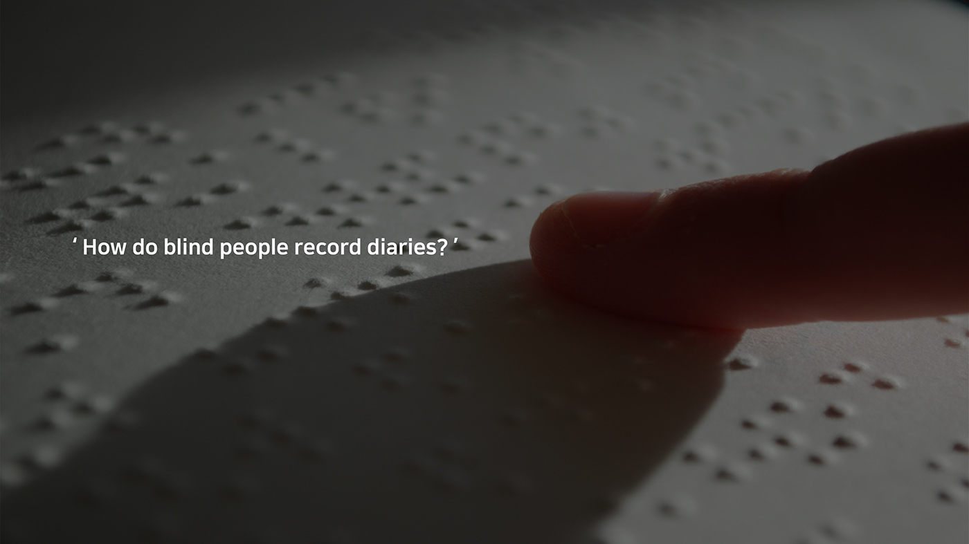 diary，record，Visual impairment，