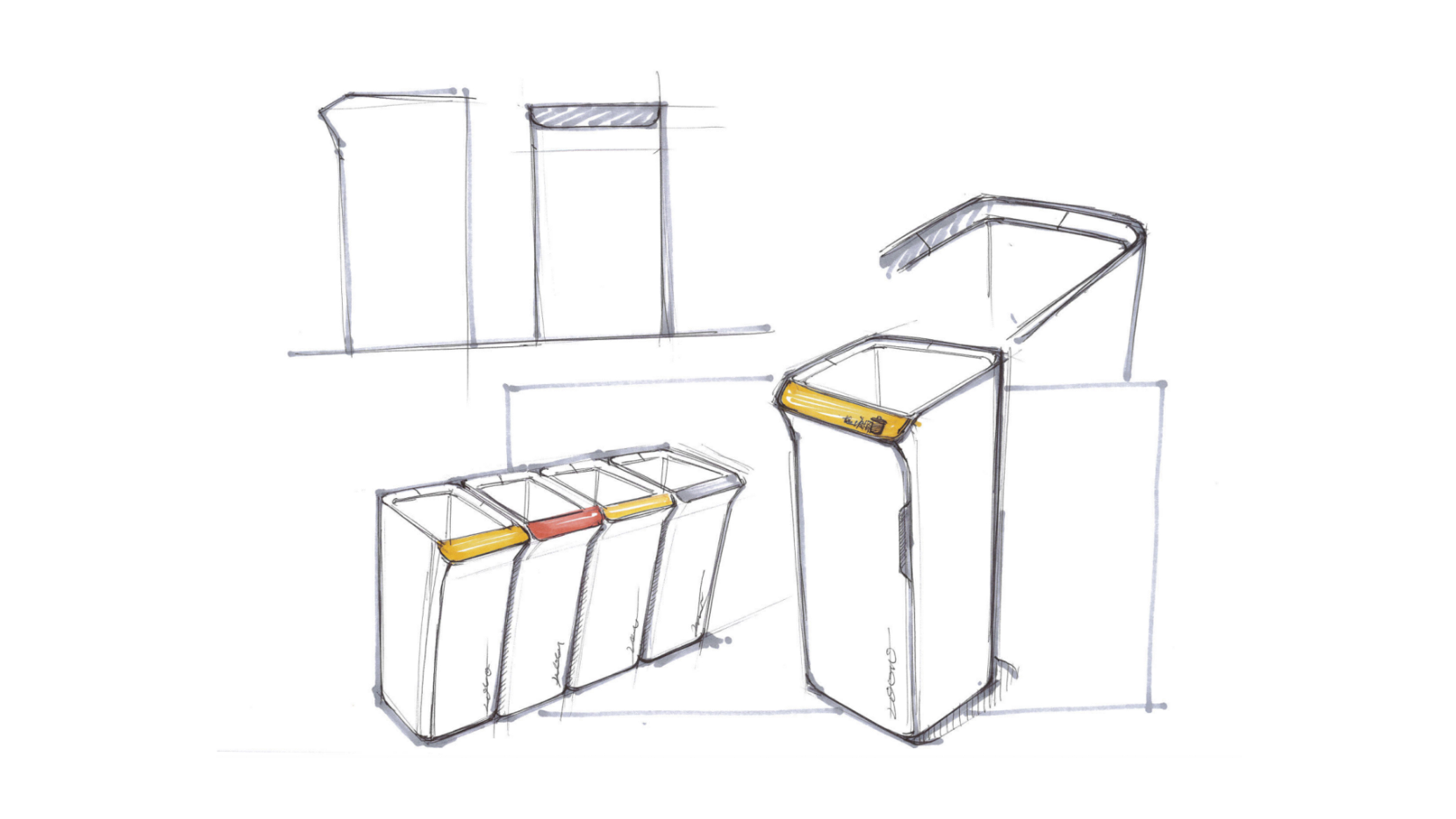 sheet metal，trash can，environment protection，Design Research，