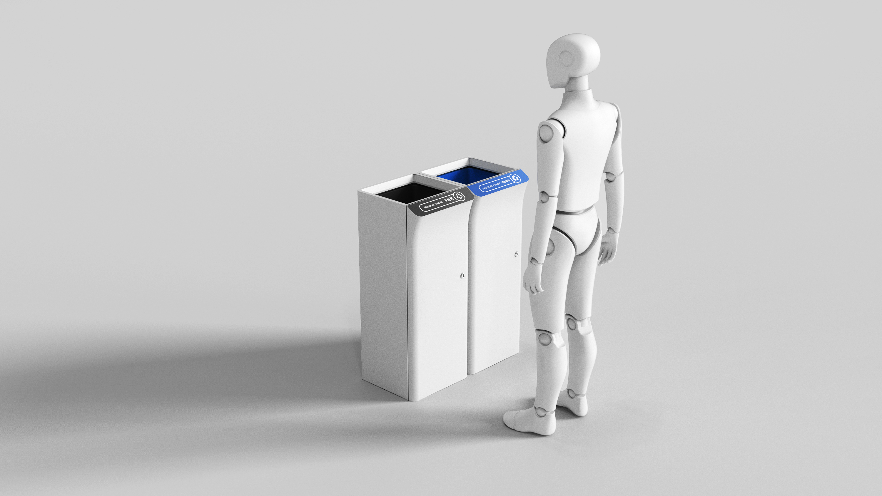 sheet metal，trash can，environment protection，Design Research，