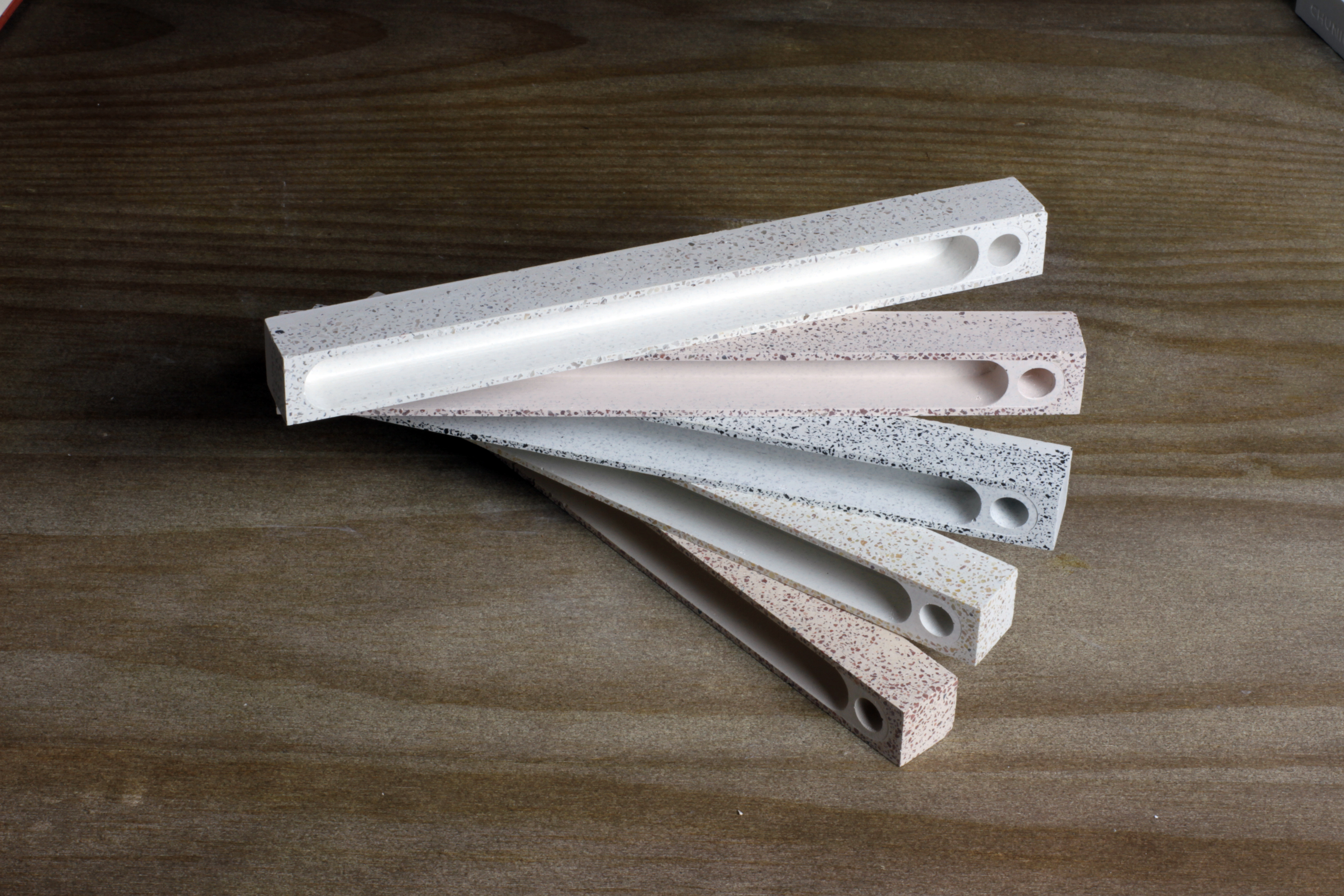 Terrazzo，Clear cement，Pen insert，Pencil case，