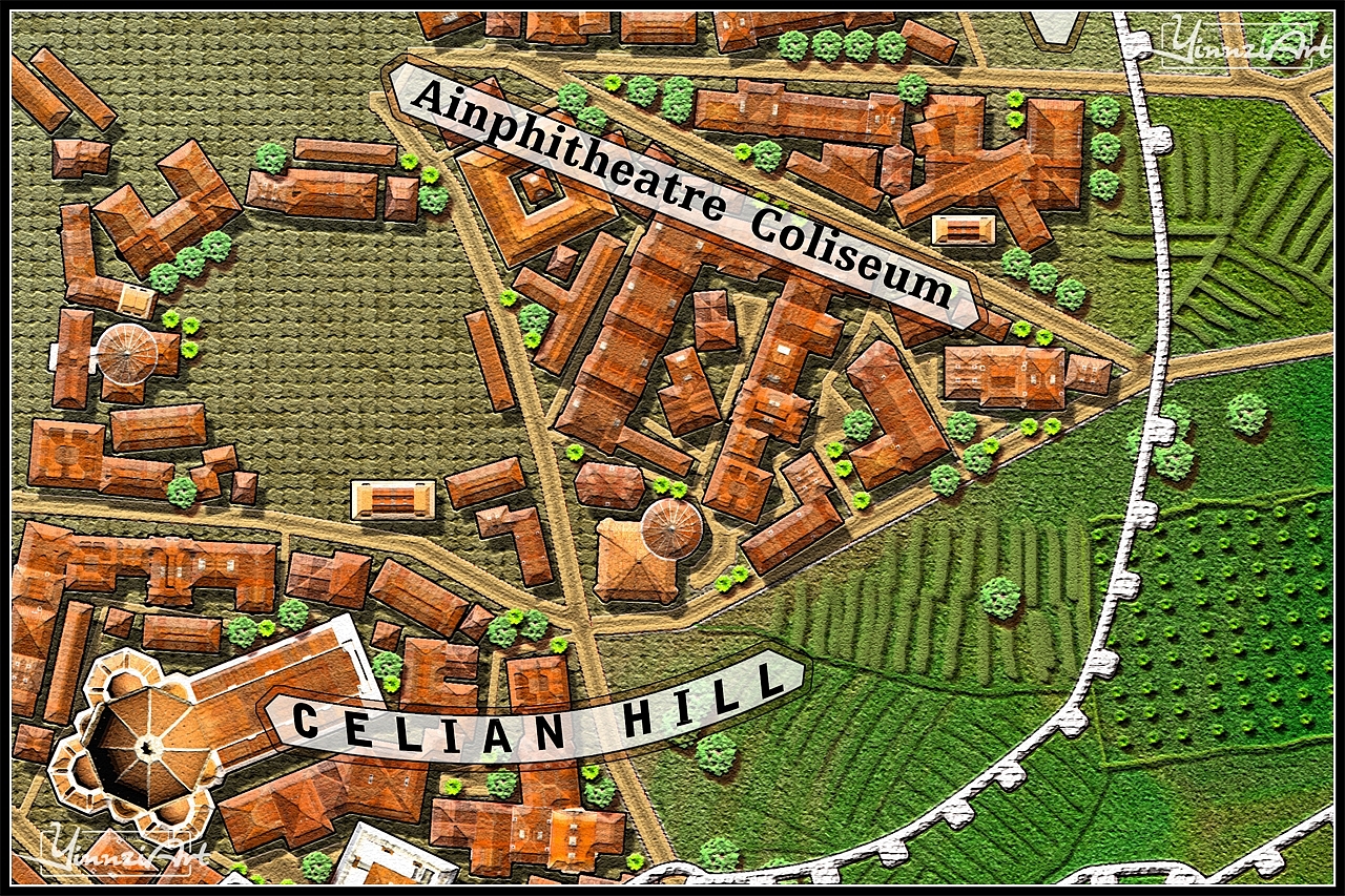 Illustration，Original painting，City illustration，Game original，poster，Map，Jigsaw puzzle，