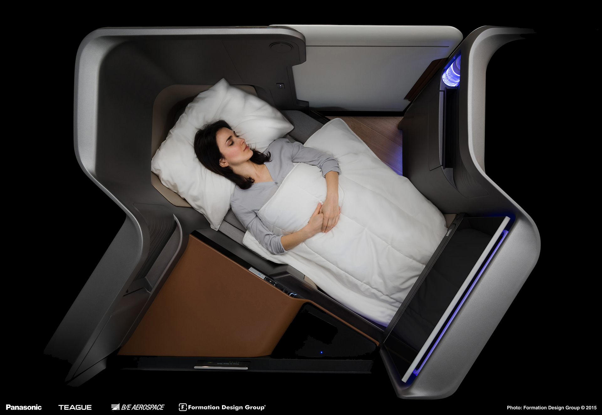 red dot，Panasonic Airlines，Business seat，Aircraft seat，Traffic interior，conceptual design，comfortable，