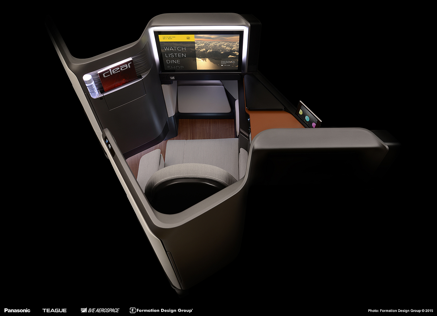 red dot，Panasonic Airlines，Business seat，Aircraft seat，Traffic interior，conceptual design，comfortable，