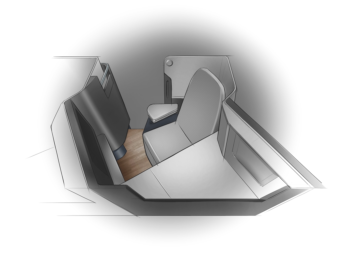 red dot，Panasonic Airlines，Business seat，Aircraft seat，Traffic interior，conceptual design，comfortable，