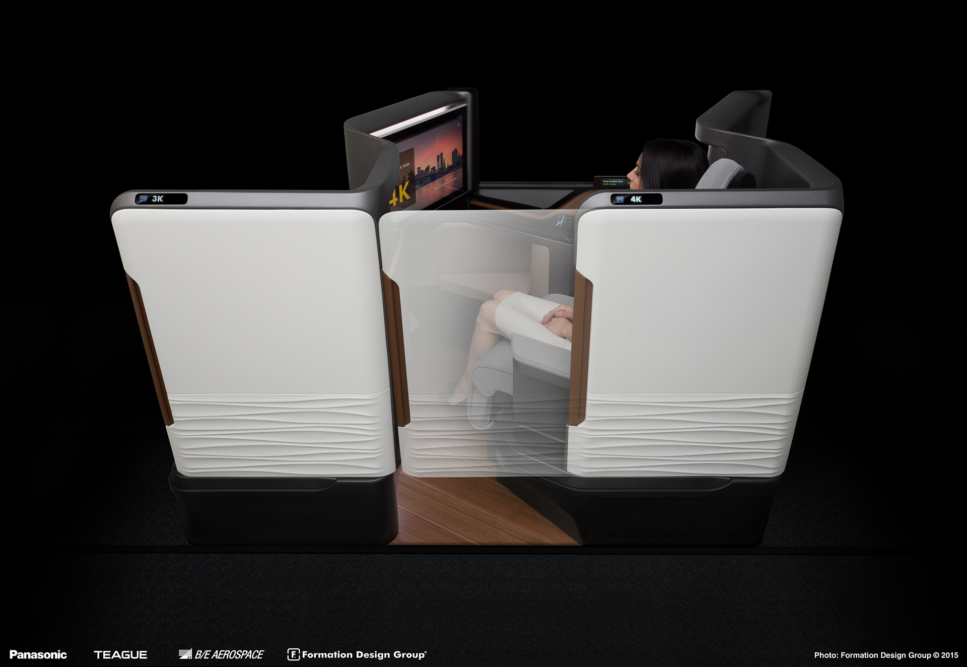 red dot，Panasonic Airlines，Business seat，Aircraft seat，Traffic interior，conceptual design，comfortable，