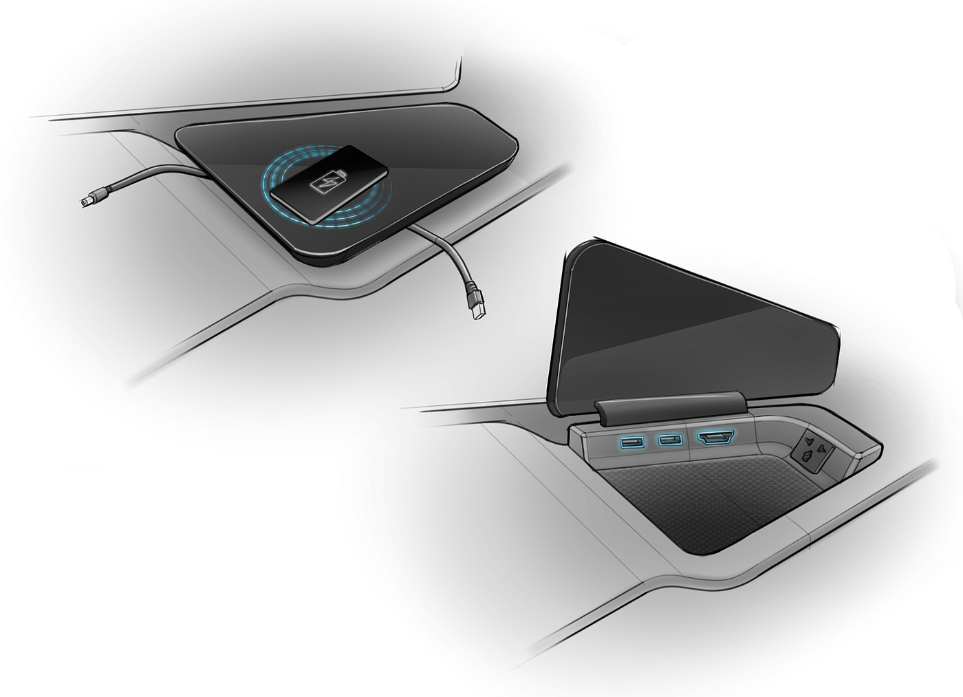 red dot，Panasonic Airlines，Business seat，Aircraft seat，Traffic interior，conceptual design，comfortable，