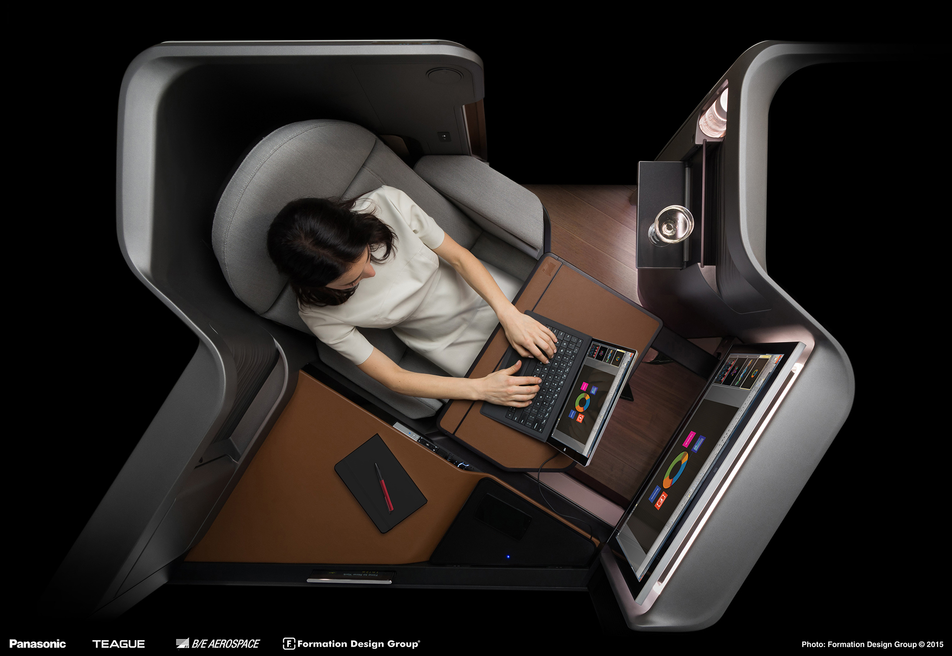 red dot，Panasonic Airlines，Business seat，Aircraft seat，Traffic interior，conceptual design，comfortable，