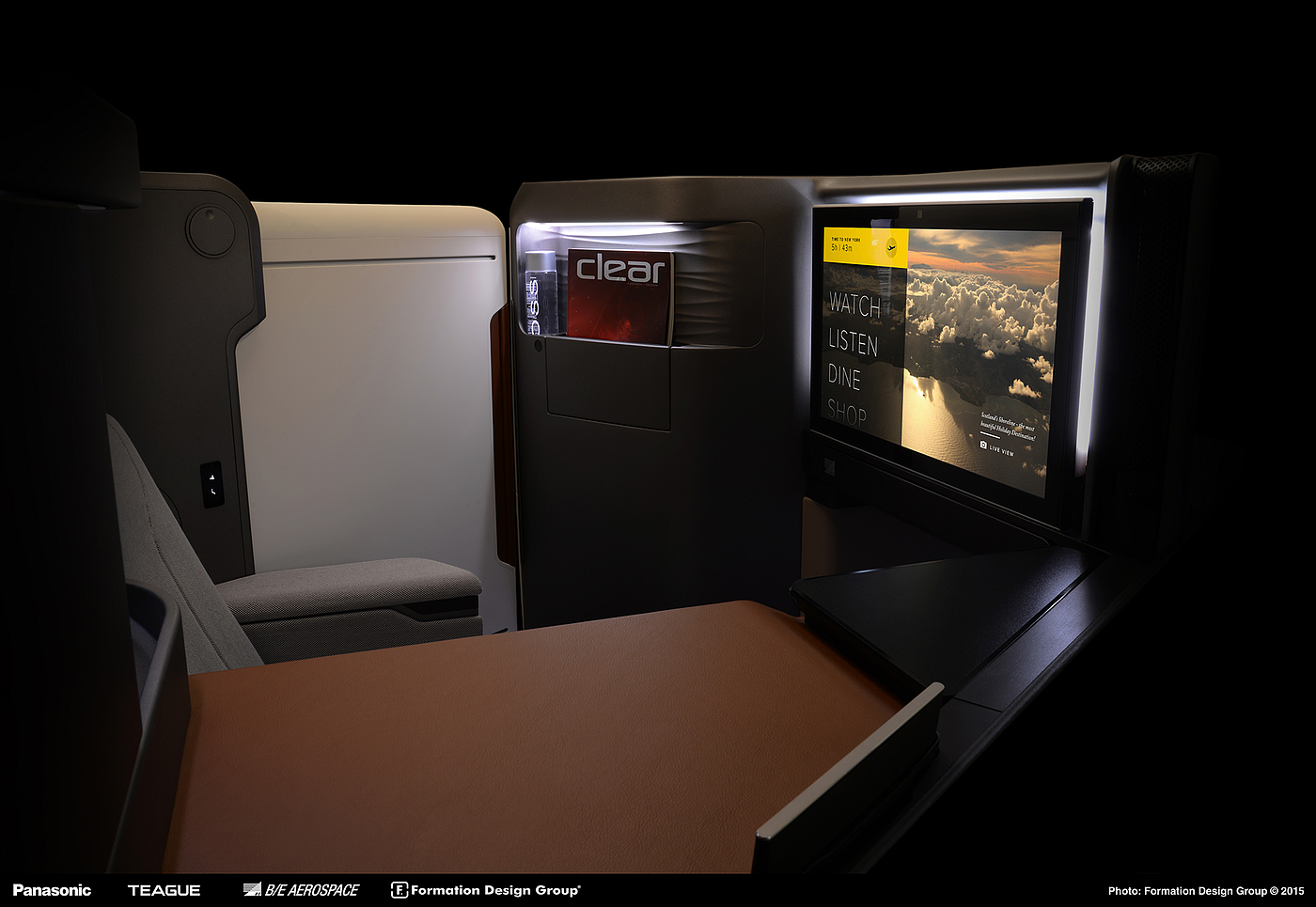 红点，松下航空，商务座位，飞机座位，交通内饰，概念设计，舒适，
