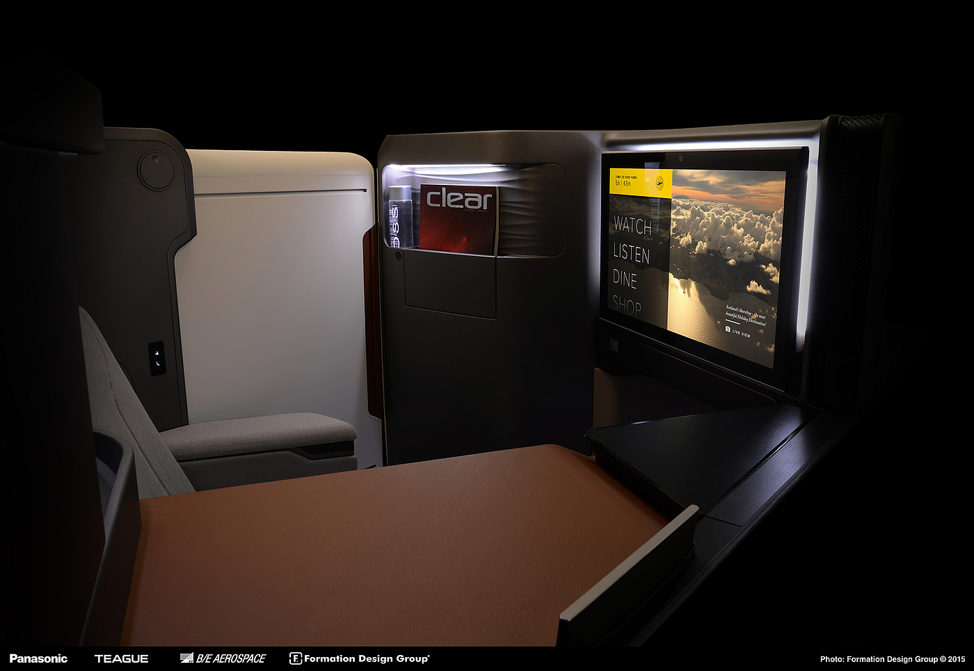 red dot，Panasonic Airlines，Business seat，Aircraft seat，Traffic interior，conceptual design，comfortable，