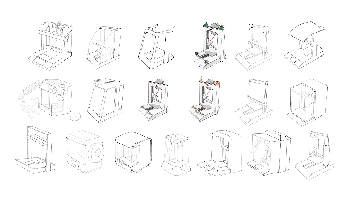 2021届本科毕业设计作品，毕业展，湖南大学设计艺术学院，3d打印机，