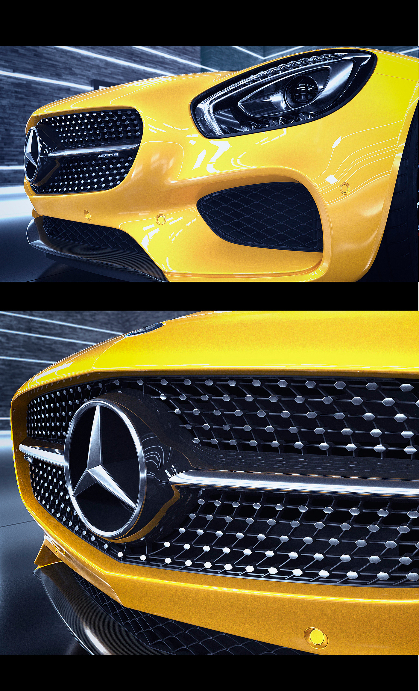 Benz，Automobile brand，amg，Render，ps，