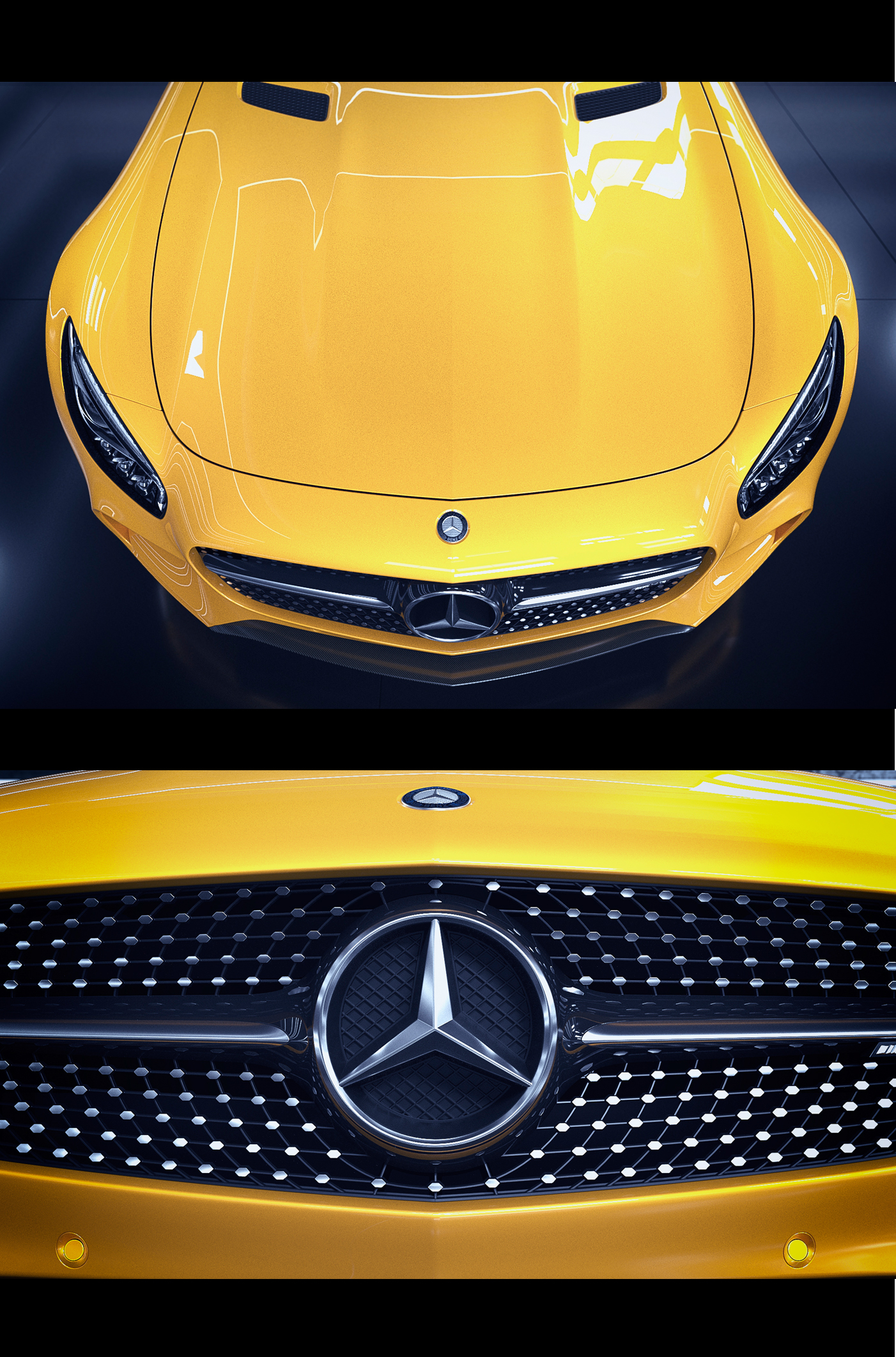 Benz，Automobile brand，amg，Render，ps，