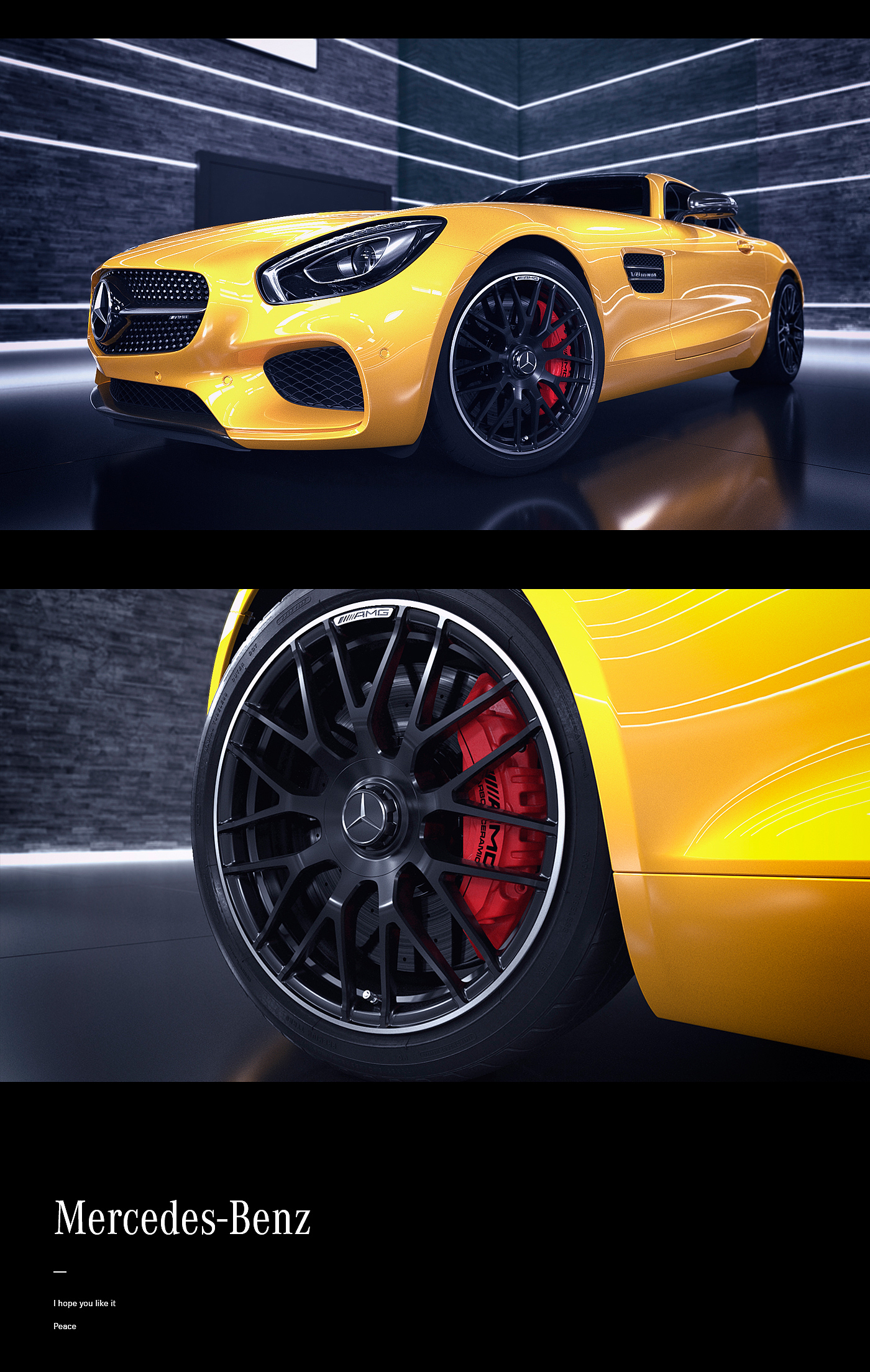 Benz，Automobile brand，amg，Render，ps，