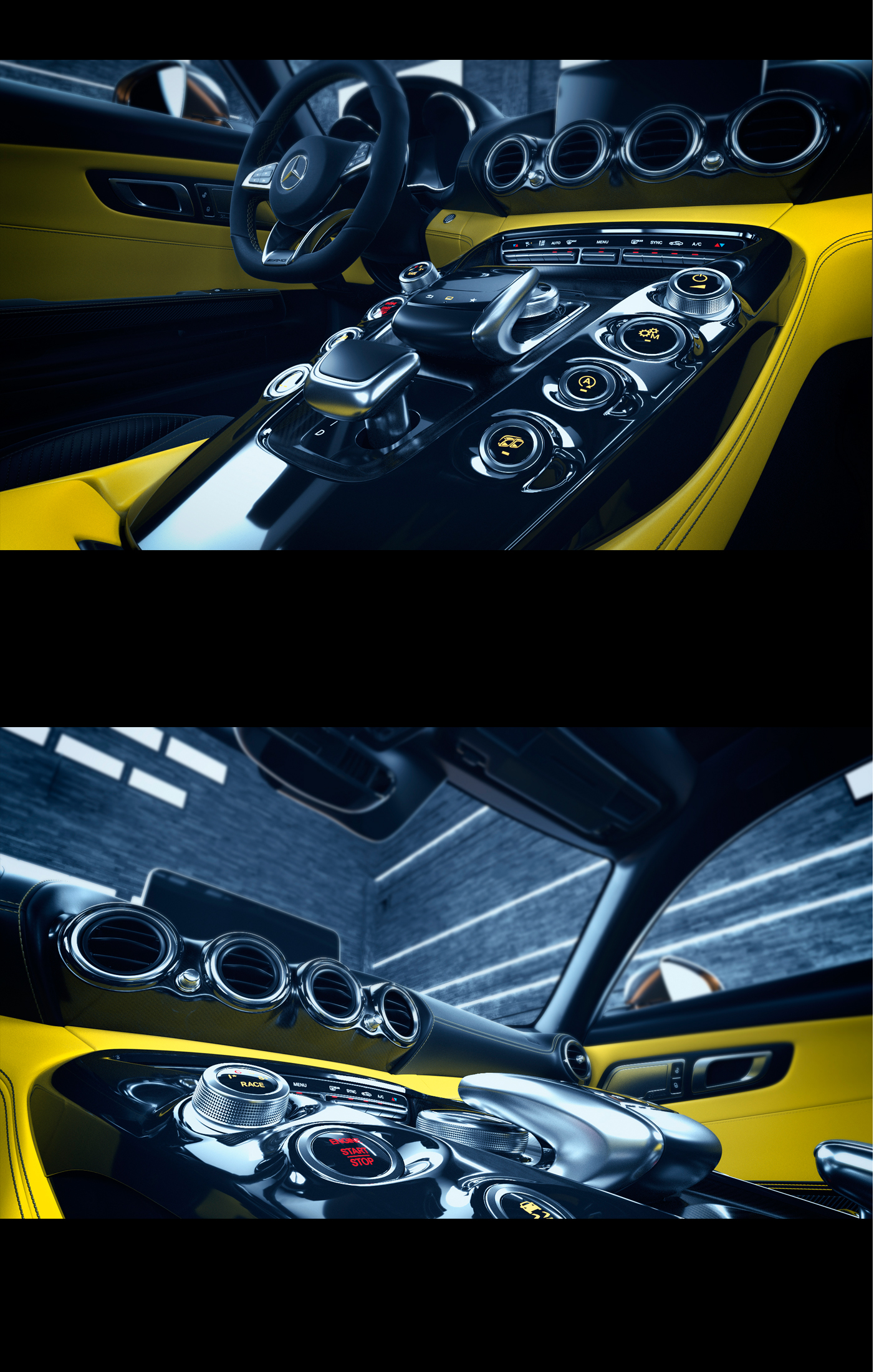 Benz，Automobile brand，amg，Render，ps，