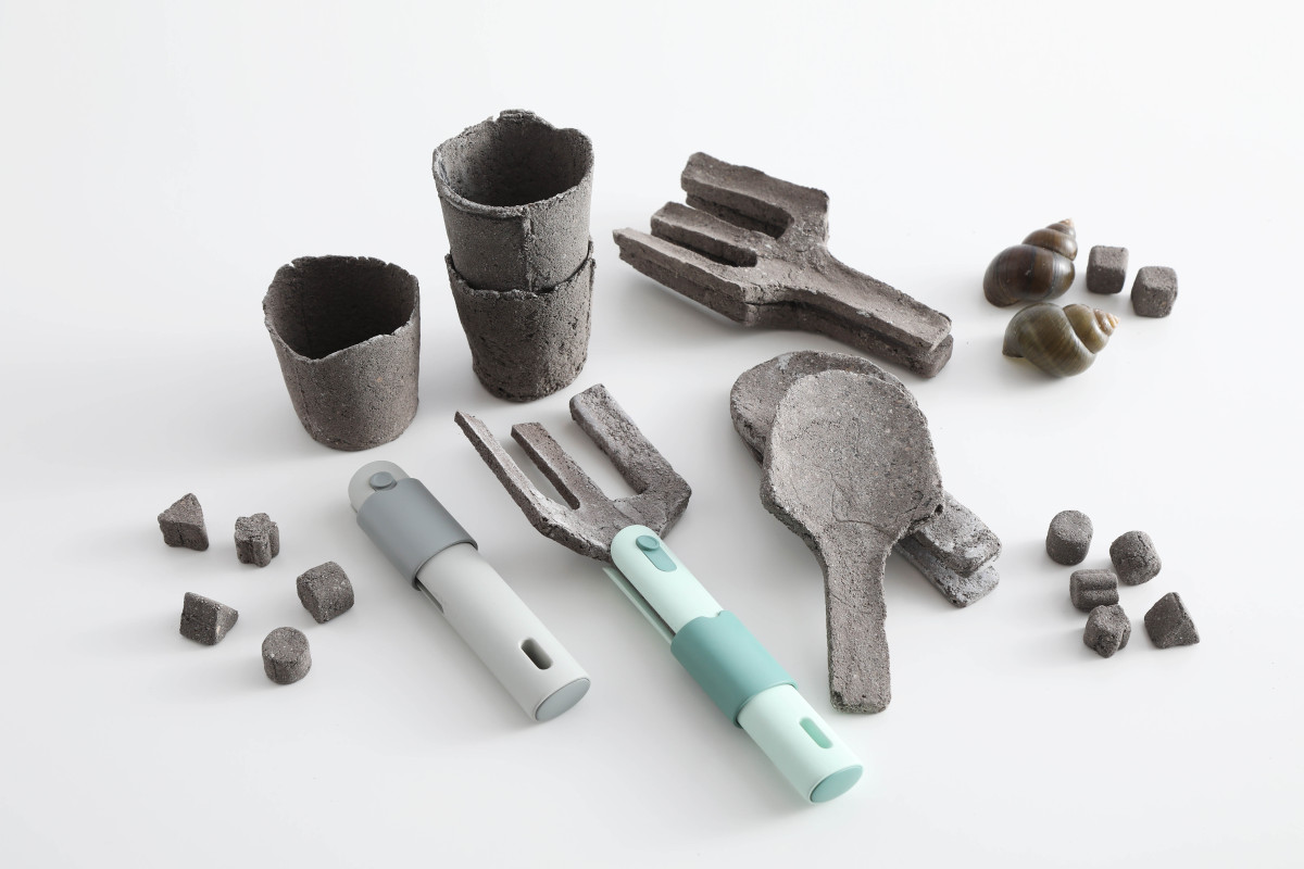 2021 undergraduate graduation design works，Graduation exhibition，School of Design, Hunan University ，Bone charcoal material，Secondary processing，