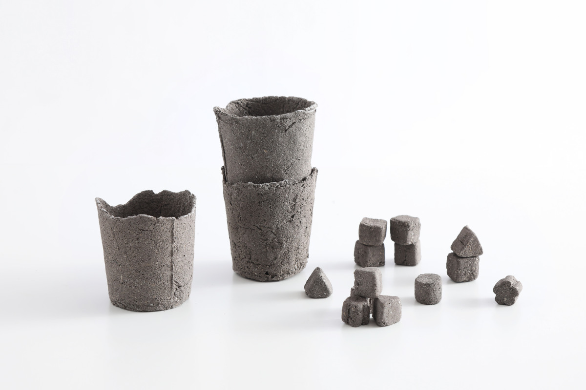 2021 undergraduate graduation design works，Graduation exhibition，School of Design, Hunan University ，Bone charcoal material，Secondary processing，