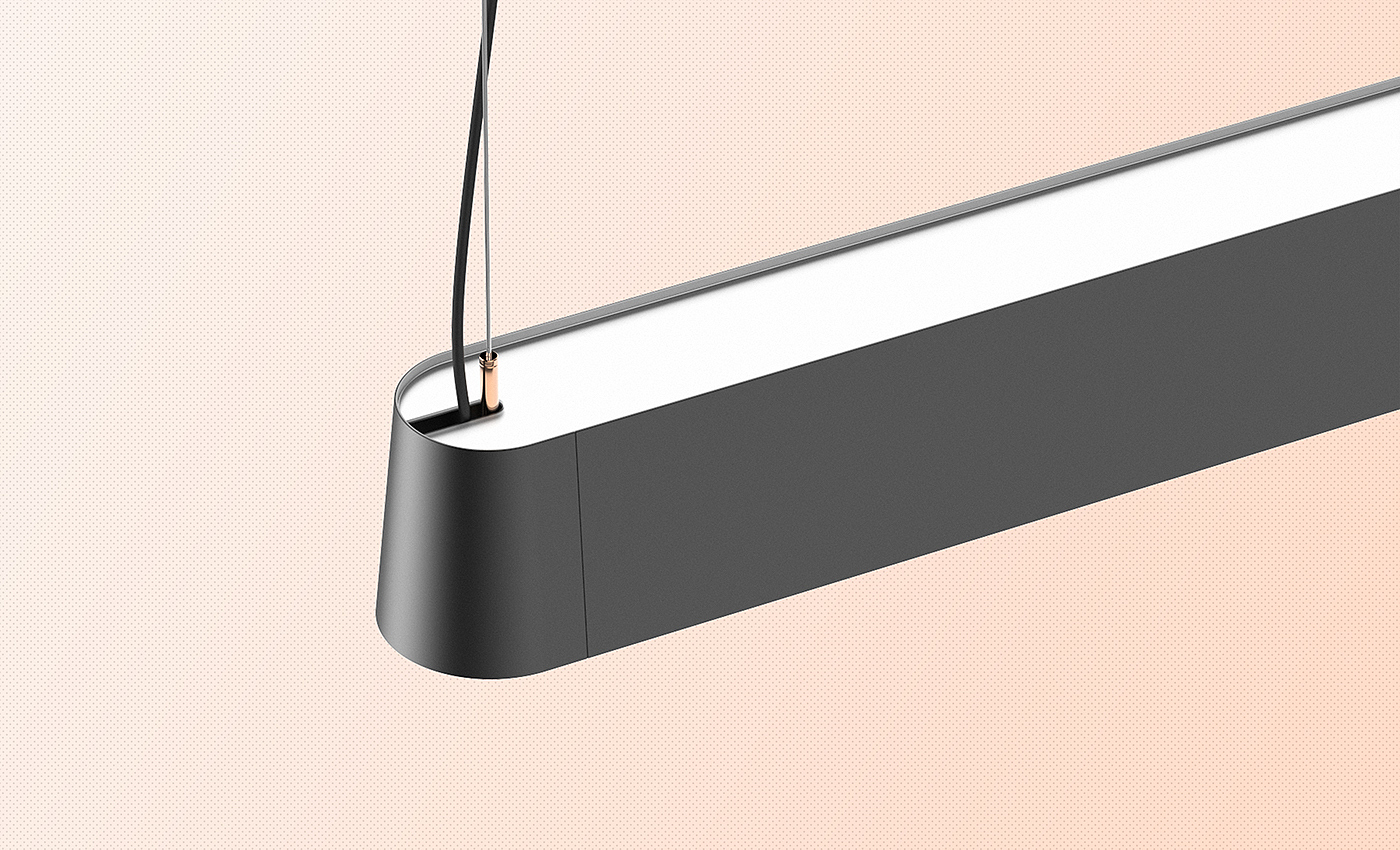 lamp，indoor，linear，black，electric light，