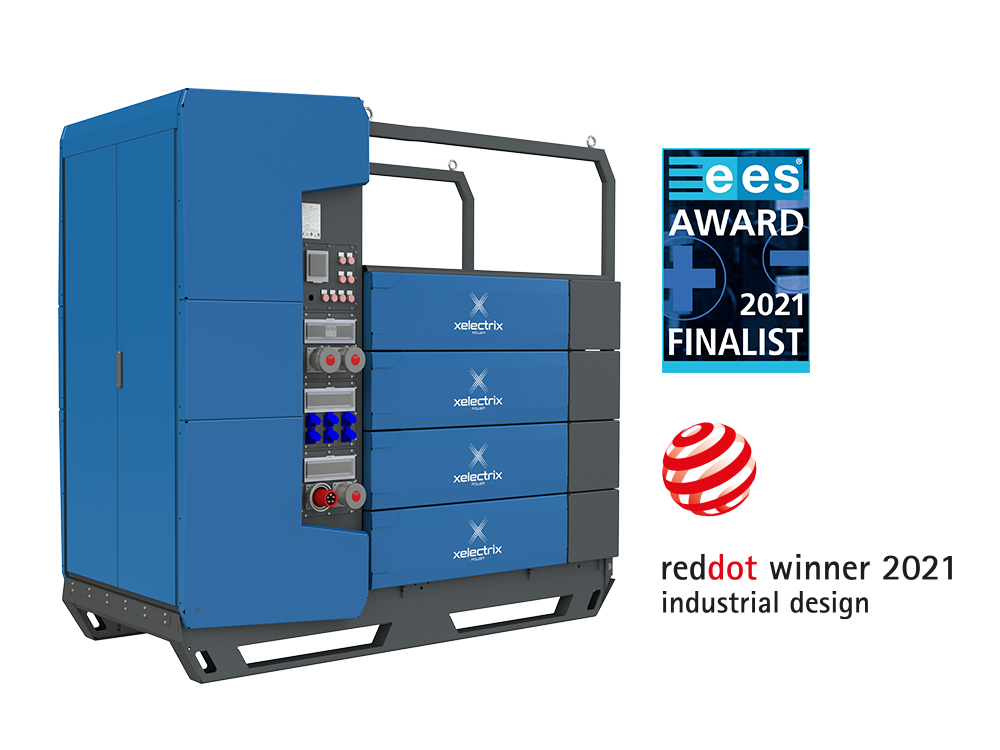 2021 red dot product design award，xelectrix Power Box，Battery energy storage system，