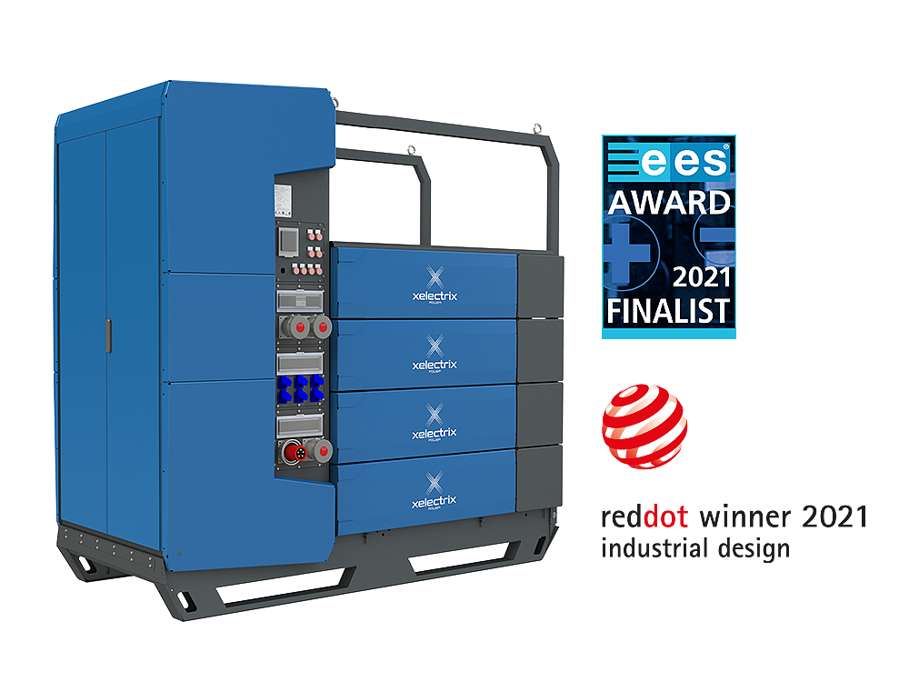 2021 red dot product design award，xelectrix Power Box，Battery energy storage system，