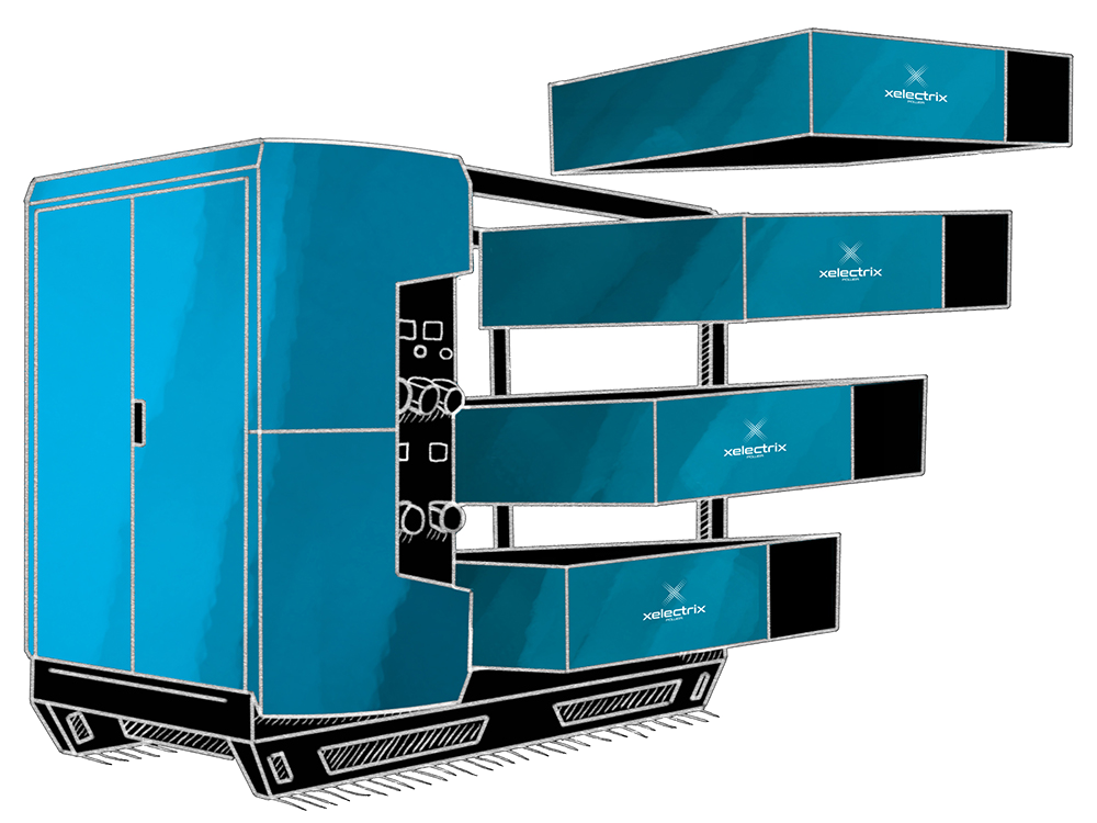 2021 red dot product design award，xelectrix Power Box，Battery energy storage system，