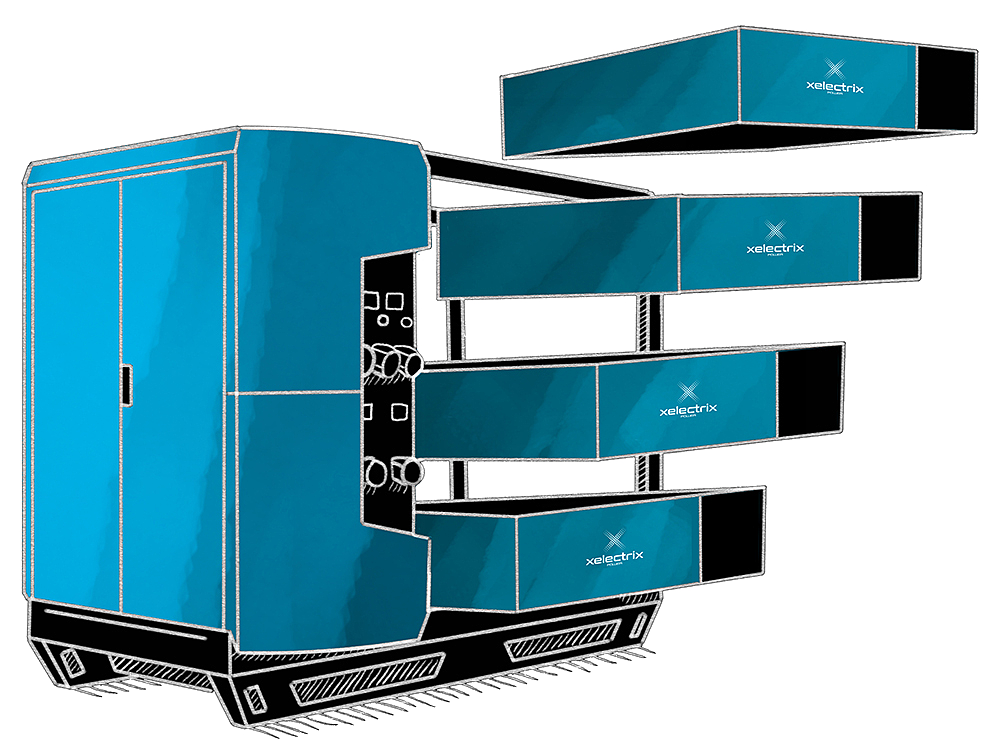 2021 red dot product design award，xelectrix Power Box，Battery energy storage system，