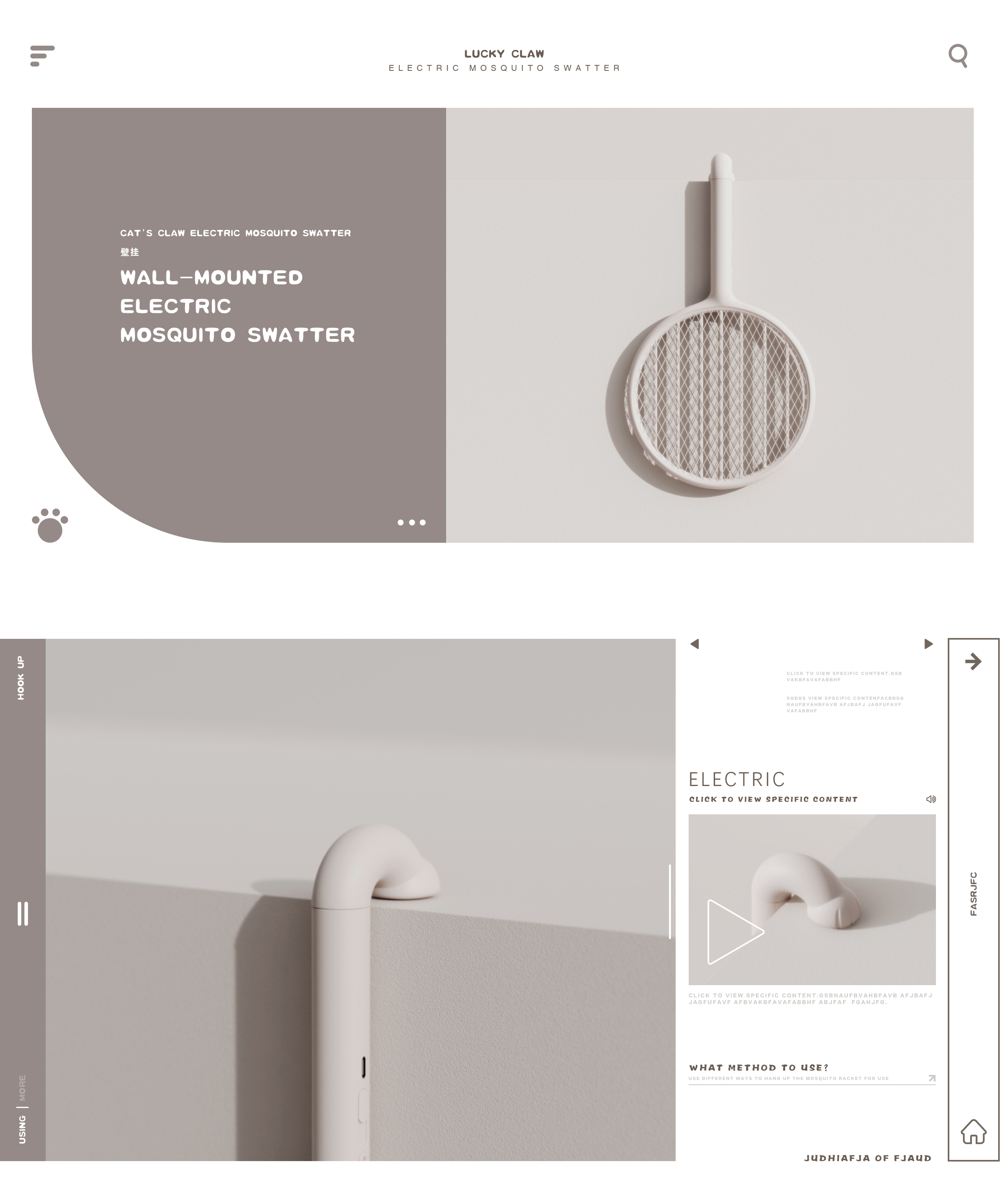 Electric mosquito racket，Cat claw，lovely，cute pet，Oxygen design，Cat cat，