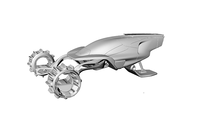Snow motorcycle，Hand drawn，modeling，high speed，vehicle，Polar environment，Snow plain，