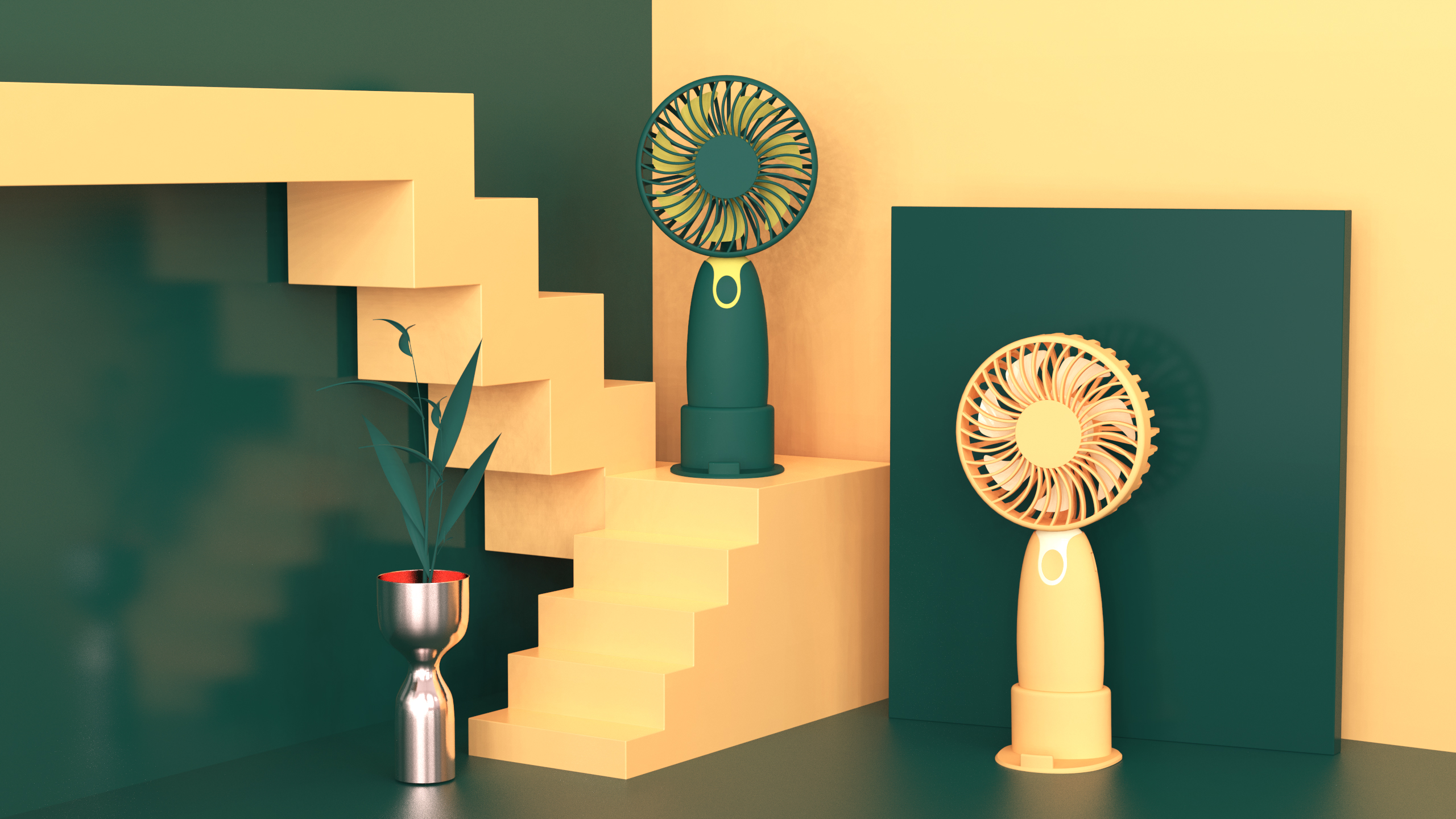 Appearance design of handheld fan，Baidesai industrial design，product design，Digital product design，