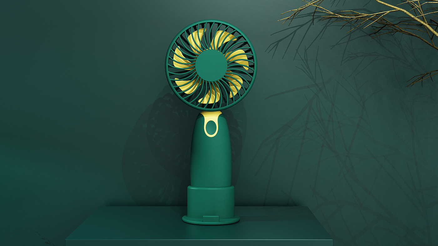 Appearance design of handheld fan，Baidesai industrial design，product design，Digital product design，