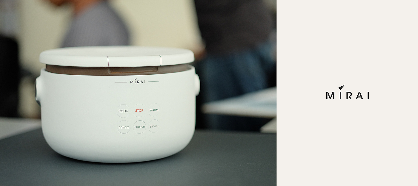 Red dot award，kitchenware，rice cooker，Mirai，2017 red dot，