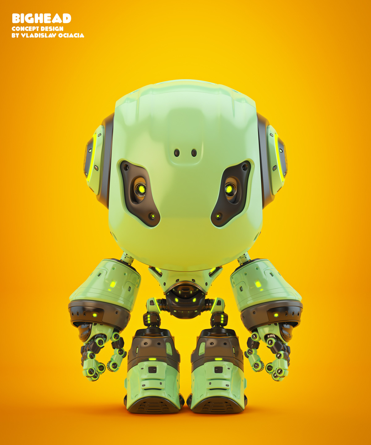 BIGHEAD robot，Big head robot，Toys，