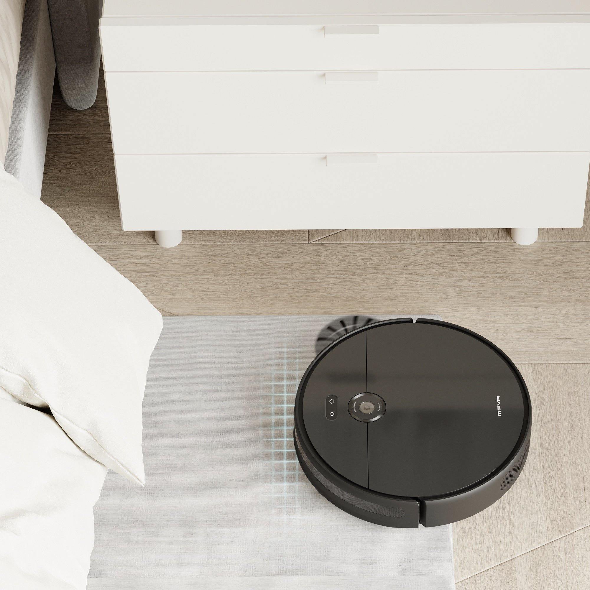 Sweeping robot，black，practical，2021 red dot product design award，