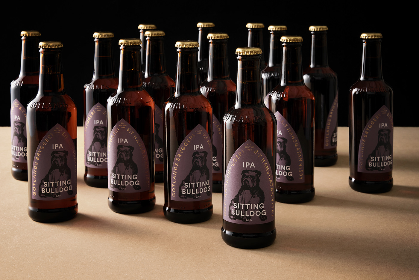 Brand design，packing，Gotland brigery Hotel，The wine bottle，