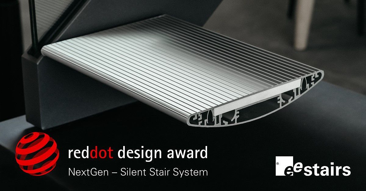 Stair system，Quick installation，lighting，Eestairs，2021 red dot product design award，