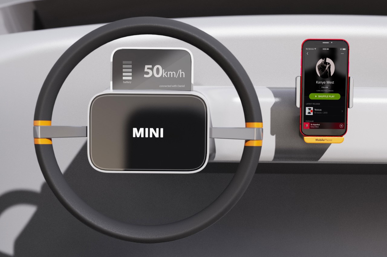 Mini car，MINI CARSHARING，conceptual design，
