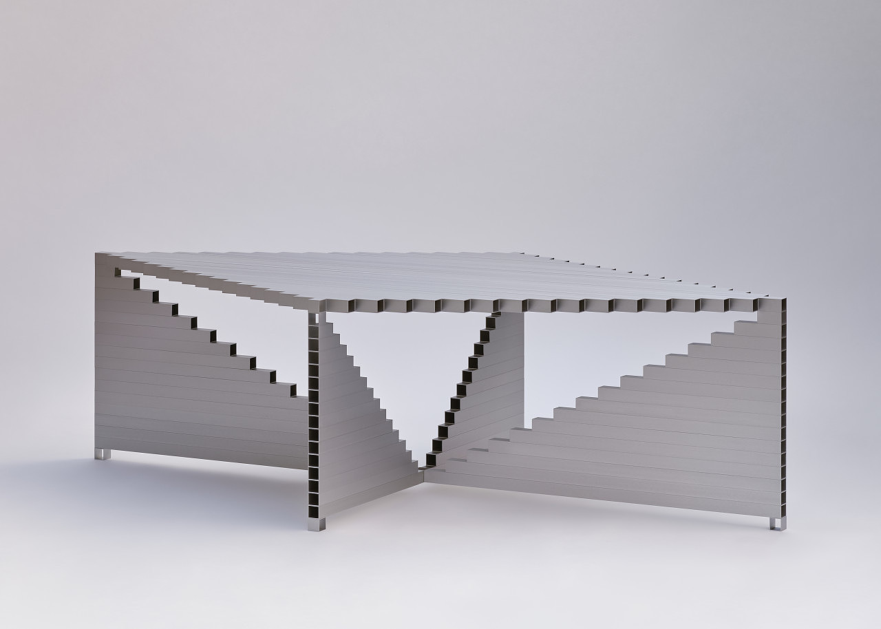 方形铝管，桌子，材料，