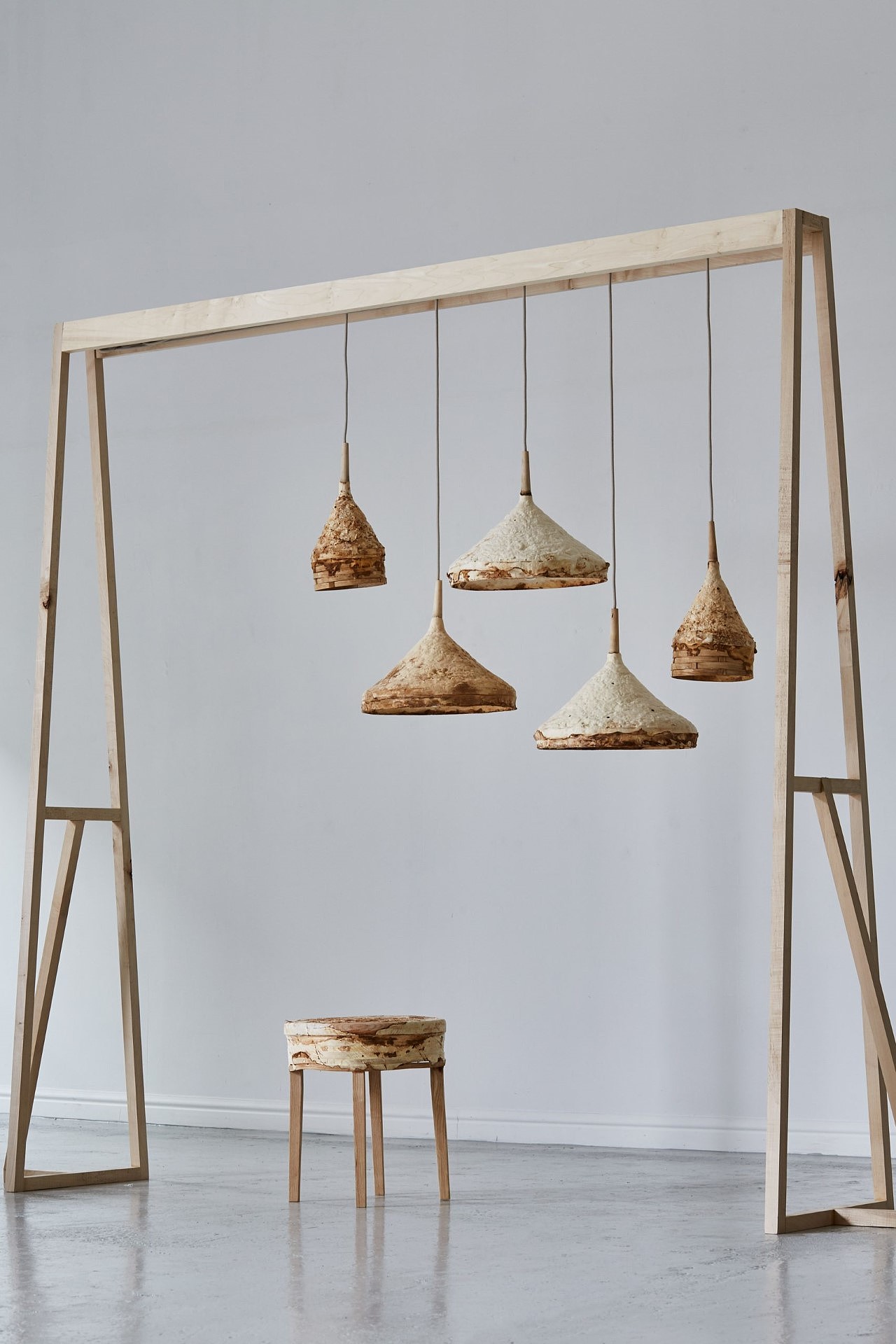 sustainable，Mushroom lamp，Funnel shape，