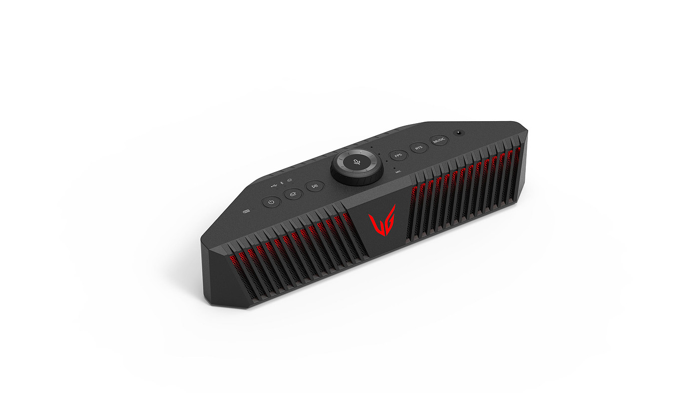 2021 red dot product design award，loudspeaker box，Bluetooth，speaker，GP9 Gaming Speaker，