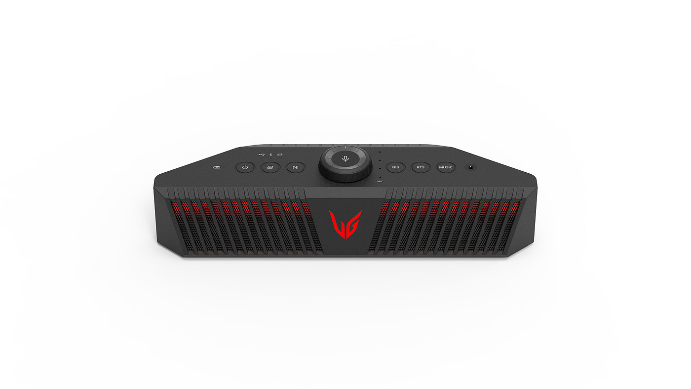 2021 red dot product design award，loudspeaker box，Bluetooth，speaker，GP9 Gaming Speaker，