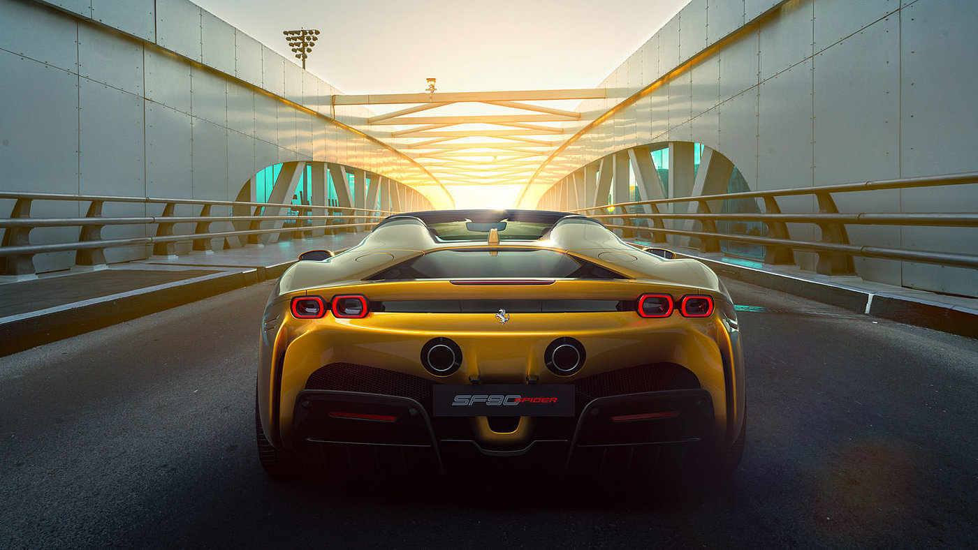 2021 red dot product design award，Ferrari SF90 Spider，Ferrari，Sports car，