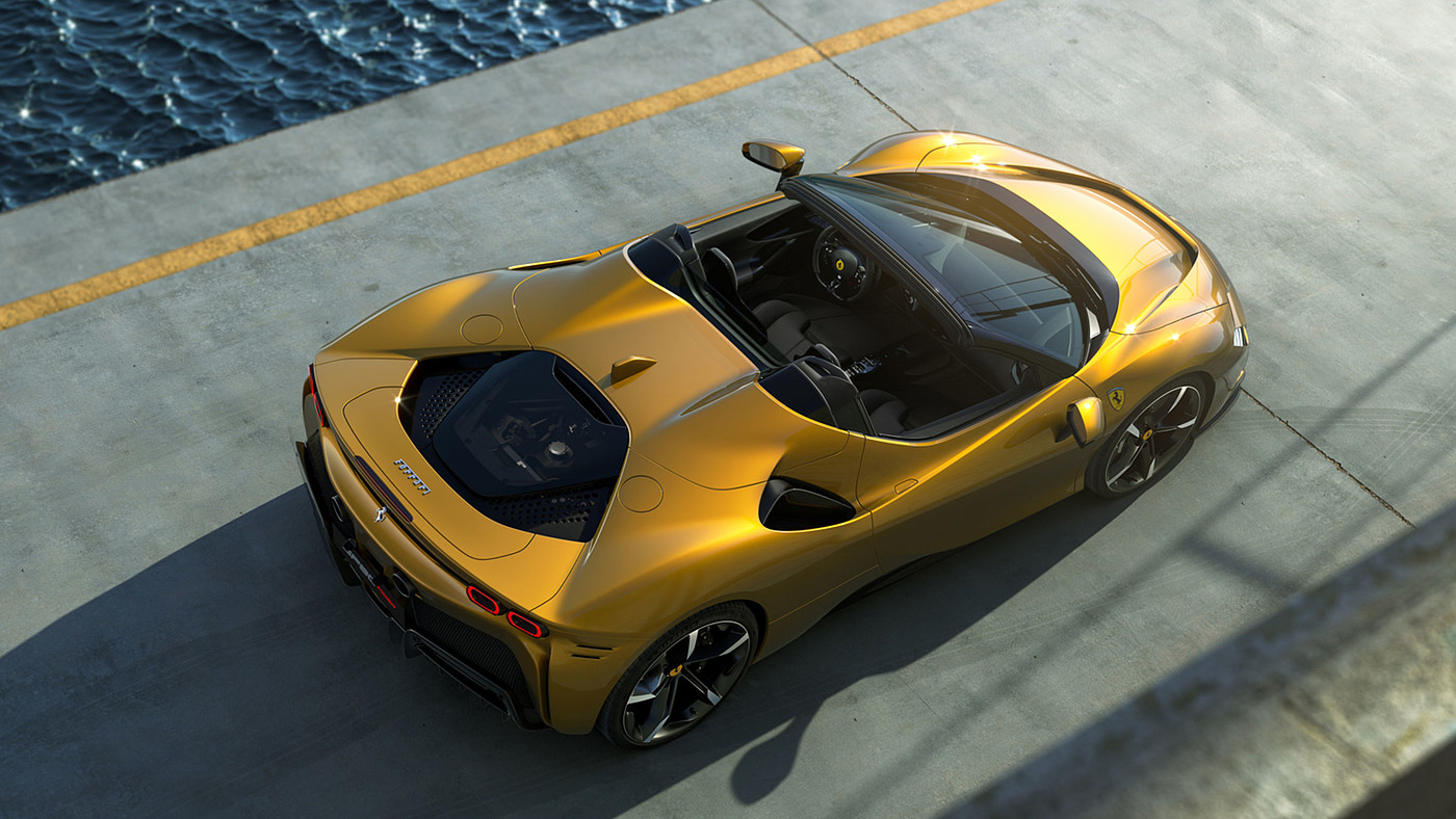 2021 red dot product design award，Ferrari SF90 Spider，Ferrari，Sports car，