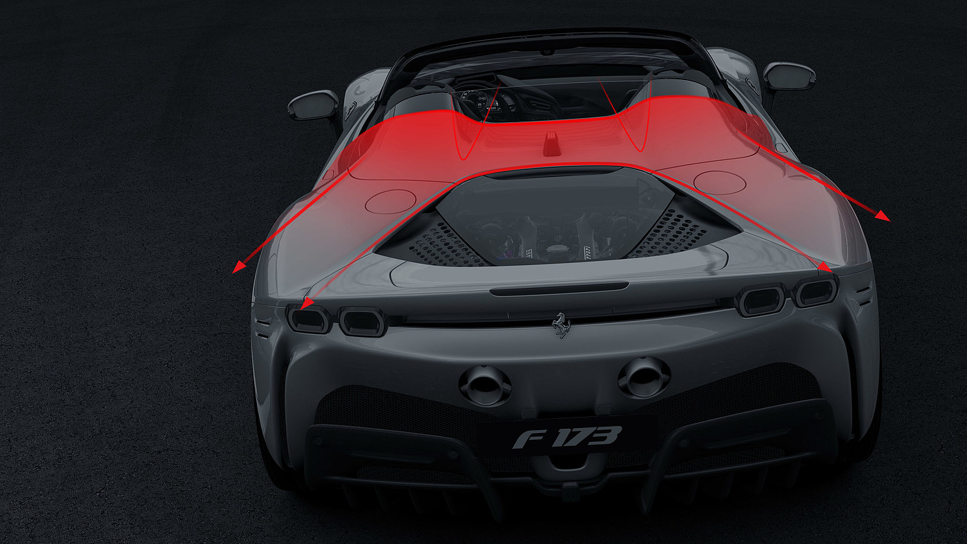 2021 red dot product design award，Ferrari SF90 Spider，Ferrari，Sports car，