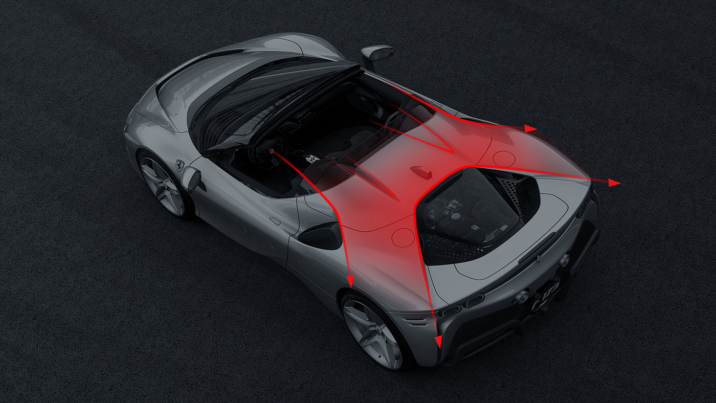 2021 red dot product design award，Ferrari SF90 Spider，Ferrari，Sports car，