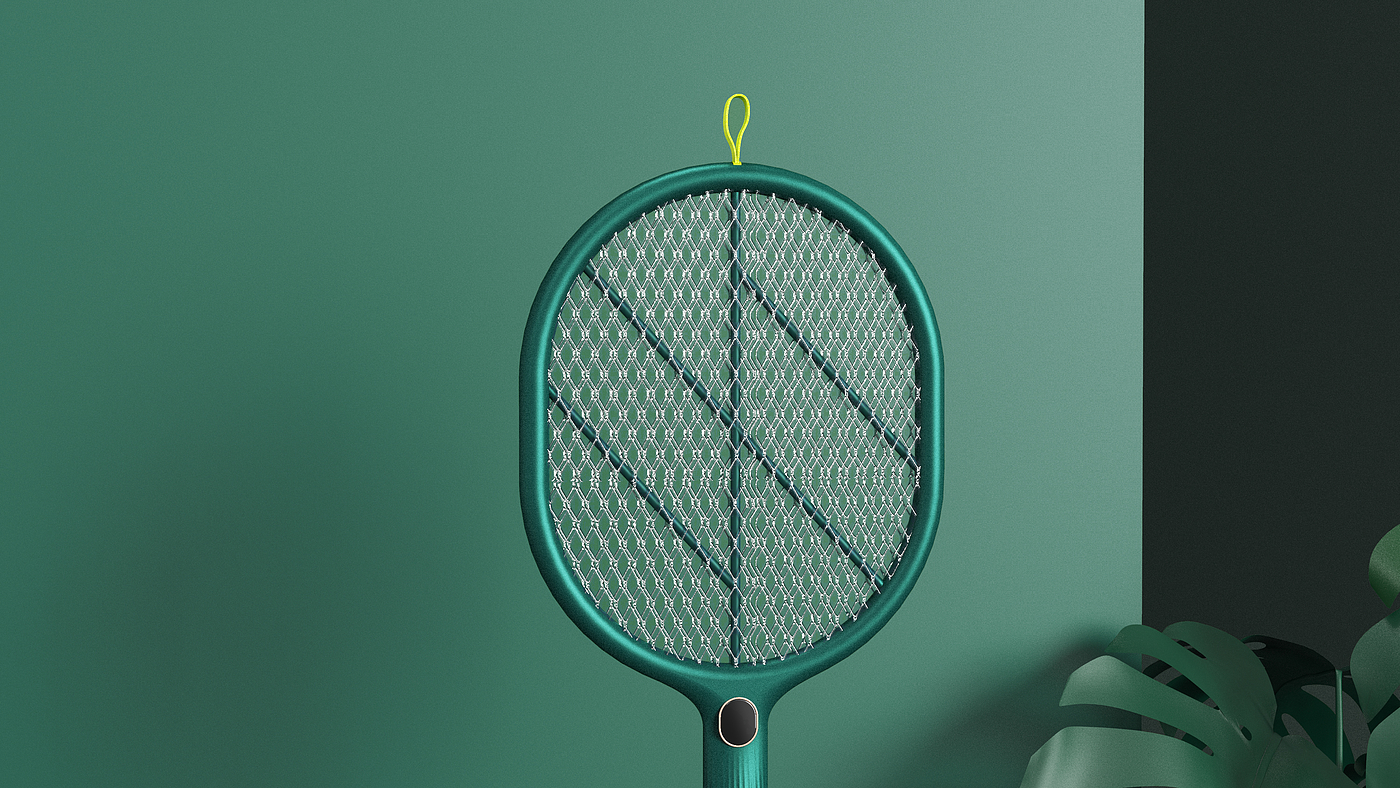 product design，Electric mosquito racket，Retro，fashion，industrial design，