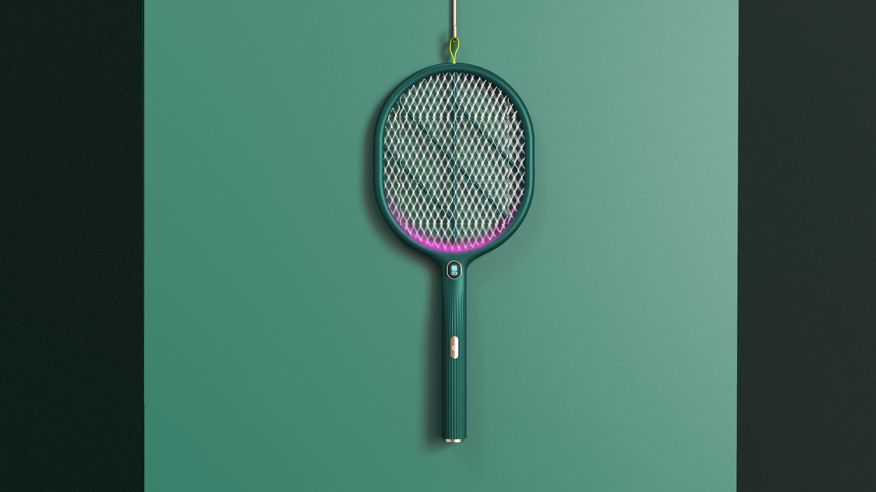 product design，Electric mosquito racket，Retro，fashion，industrial design，