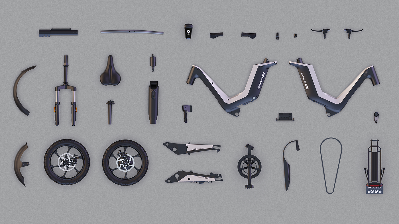 电动车，自行车，电动自行车，出行工具，交通工具，代步车，外观设计，产品设计，