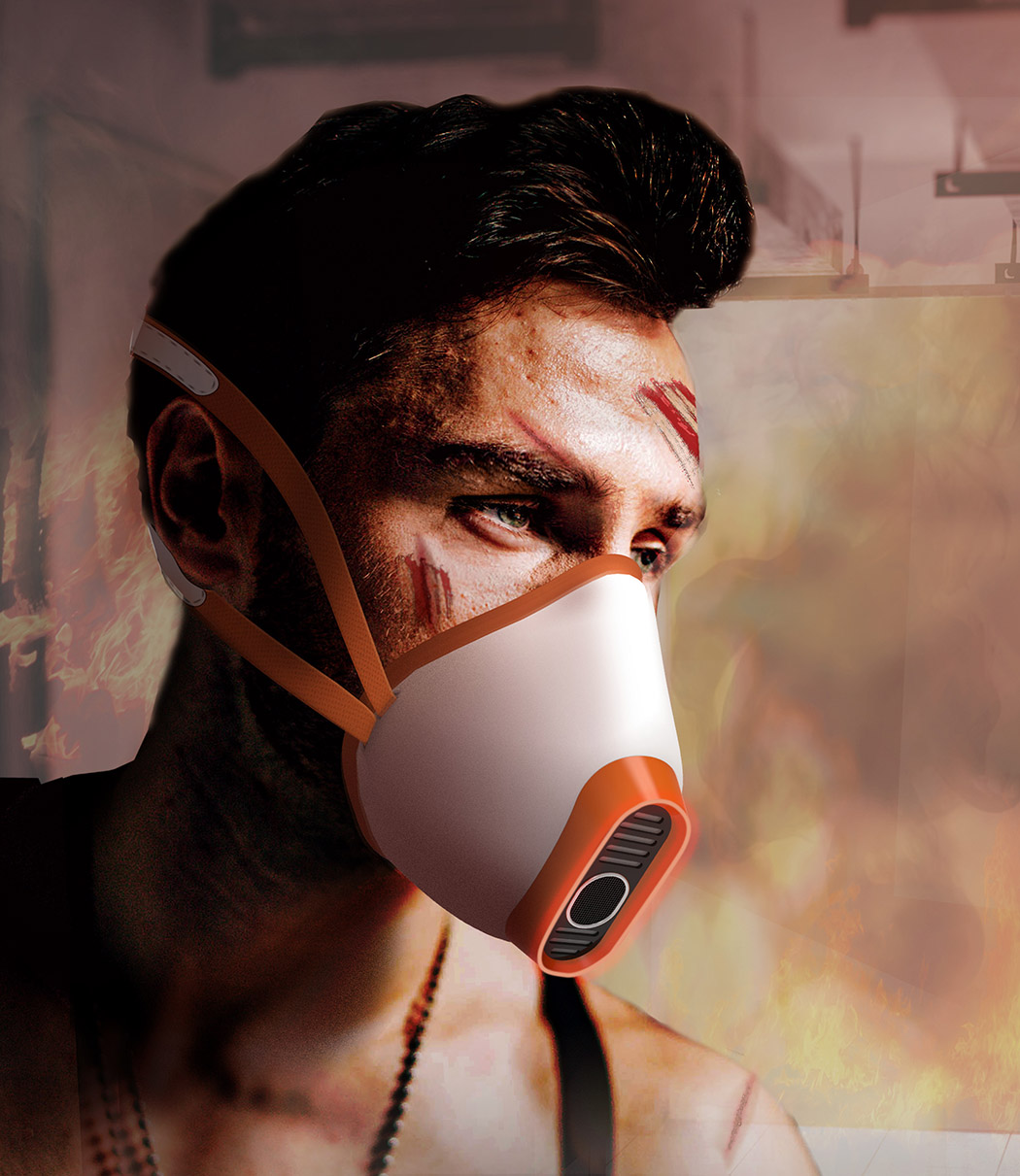 face shield，whiste，security，